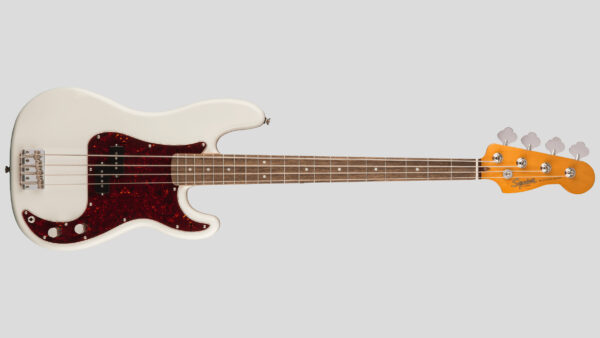 Squier by Fender Classic Vibe 60 Precision Bass Olympic White 0374510505 con custodia Fender in omaggio
