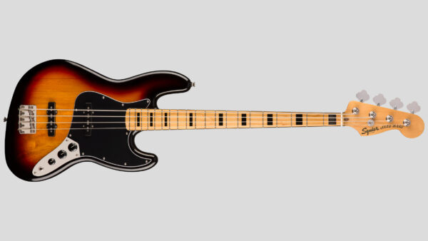 Squier by Fender Classic Vibe 70 Jazz Bass 3-Color Sunburst 0374540500 con custodia Fender in omaggio