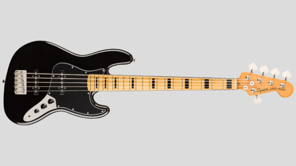 Squier by Fender Classic Vibe 70 Jazz Bass V Black 0374550506 con custodia Fender in omaggio