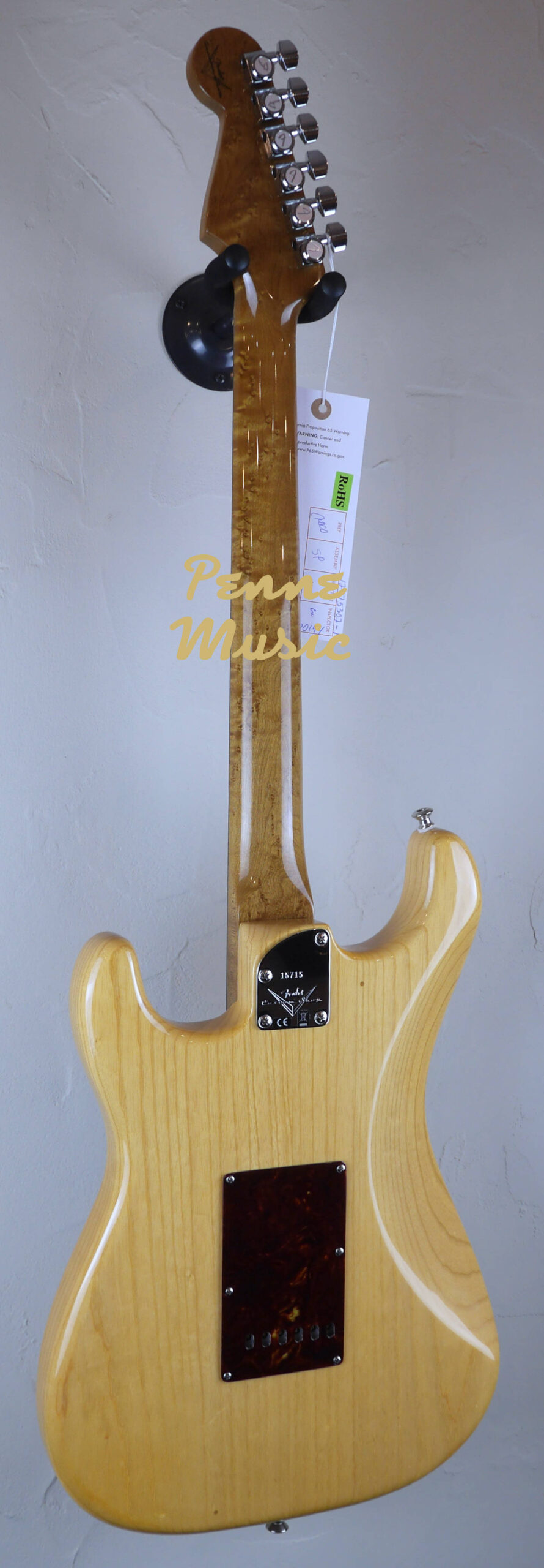 Fender Custom Shop American Custom Stratocaster Amber Natural NOS 3