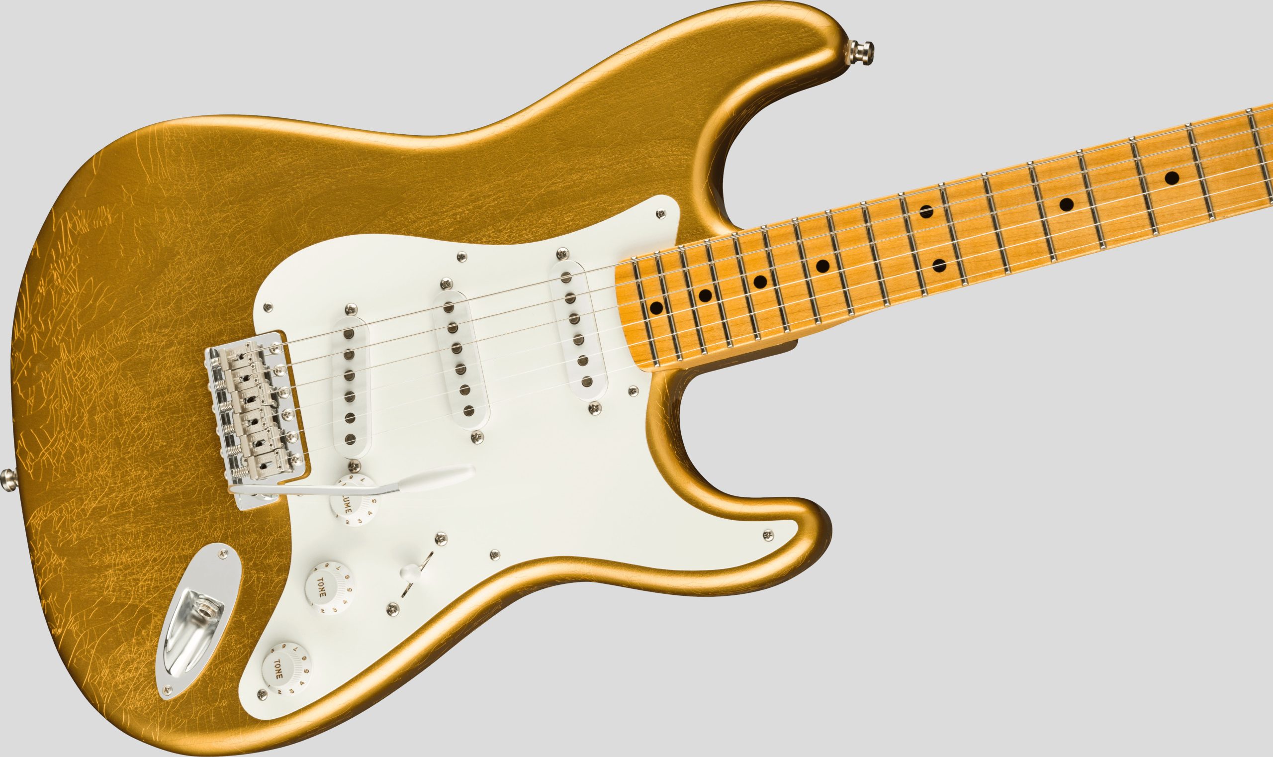 Fender Custom Shop Jimmie Vaughan Stratocaster Aged Aztec Gold DCC 3