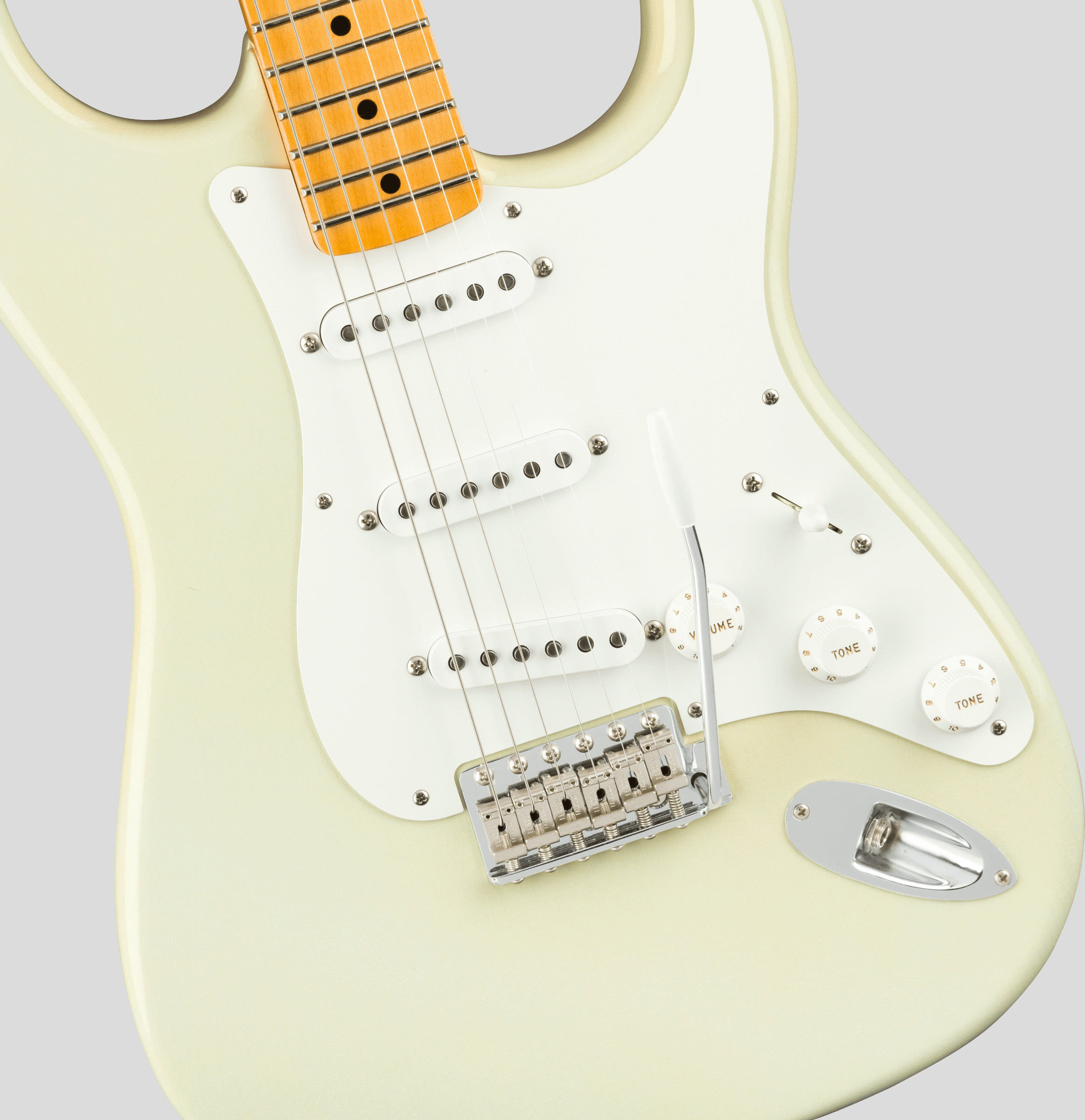 Fender Custom Shop Jimmie Vaughan Stratocaster Aged Olympic White DCC 4