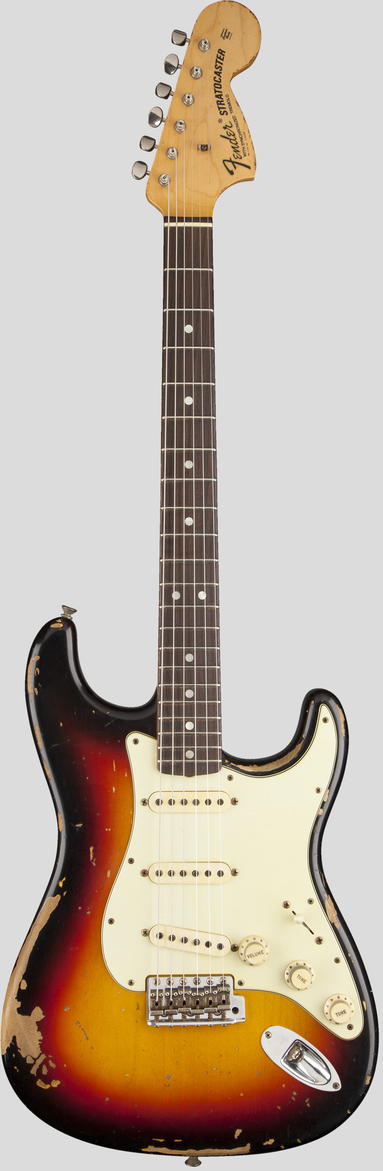 Fender Custom Shop Michael Landau 68 Stratocaster Bleached 3-Color Sunburst Relic 1