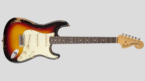 Fender Custom Shop Michael Landau 68 Stratocaster Bleached 3-Color Sunburst Relic 9235001343