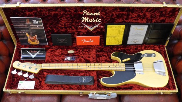 Fender Custom Shop Vintage Custom 51 Precision Bass Nocaster Blonde New Old Stock 9235000565