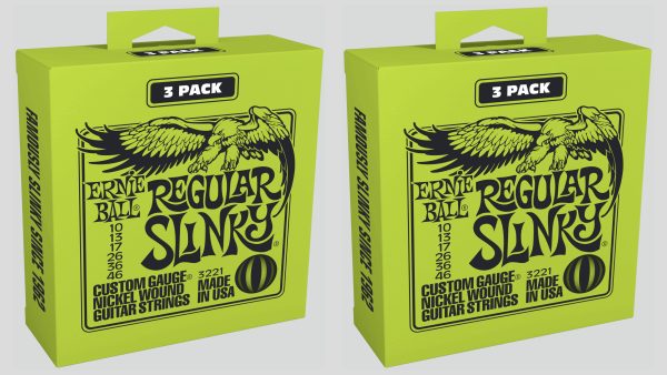 Ernie Ball P03221 (x2) 6 mute di corde per chitarra elettrica 10-46 spedizione gratuita