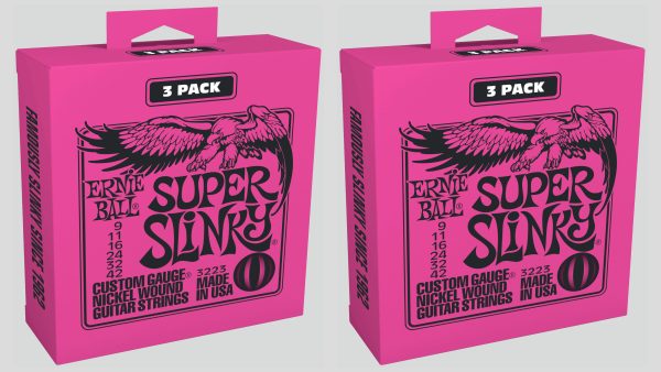 Ernie Ball P03223 (x2) 6 mute di corde per chitarra elettrica 9-42 spedizione gratuita
