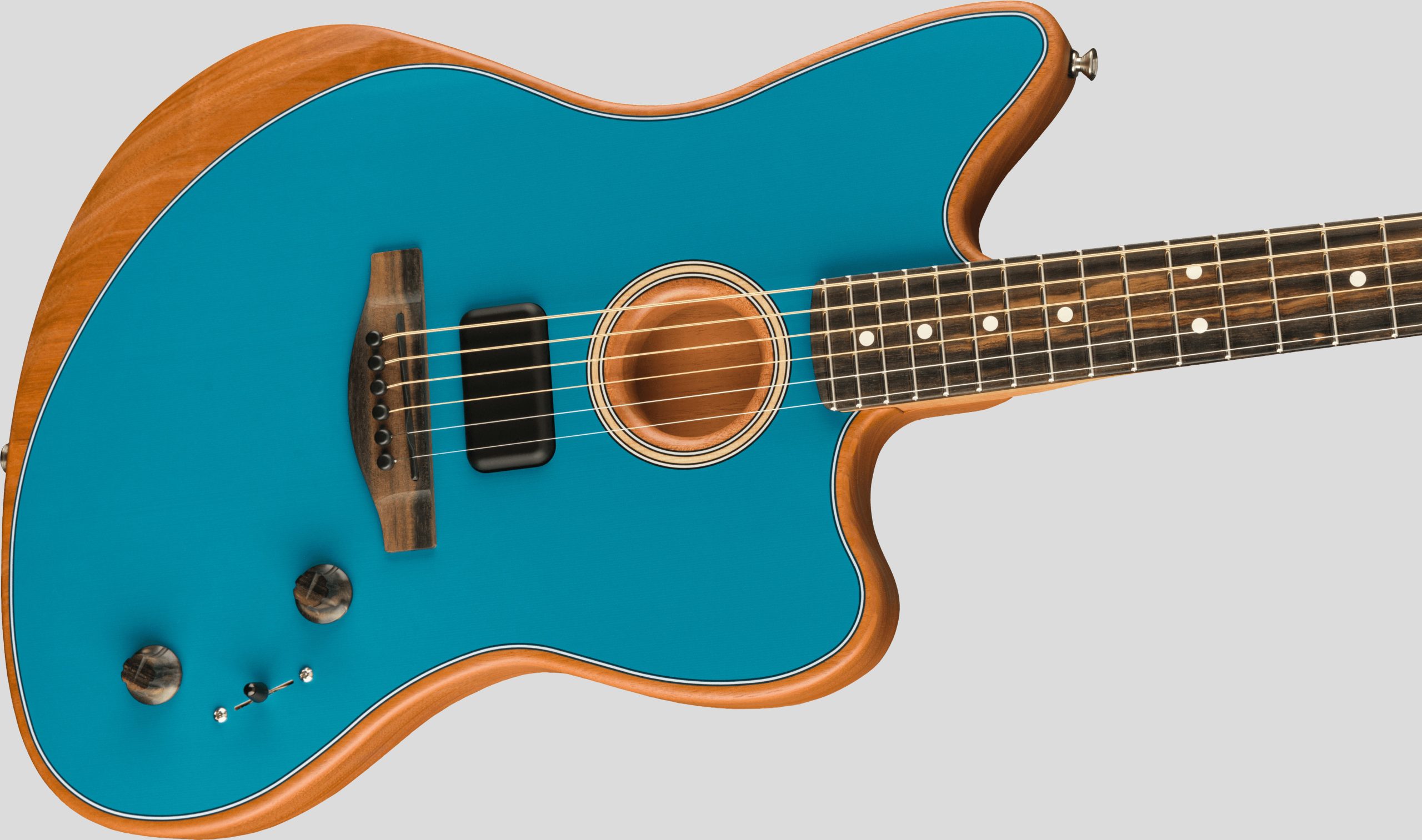 Fender American Acoustasonic Jazzmaster Ocean Turquoise 3
