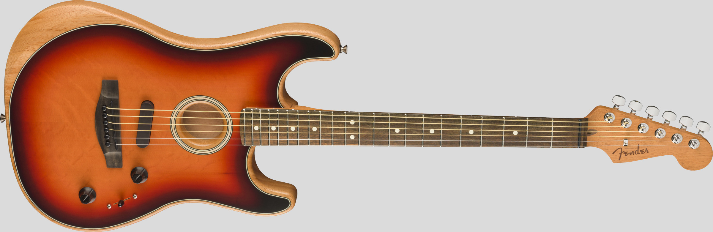 Fender American Acoustasonic Stratocaster 3-Color Sunburst 4