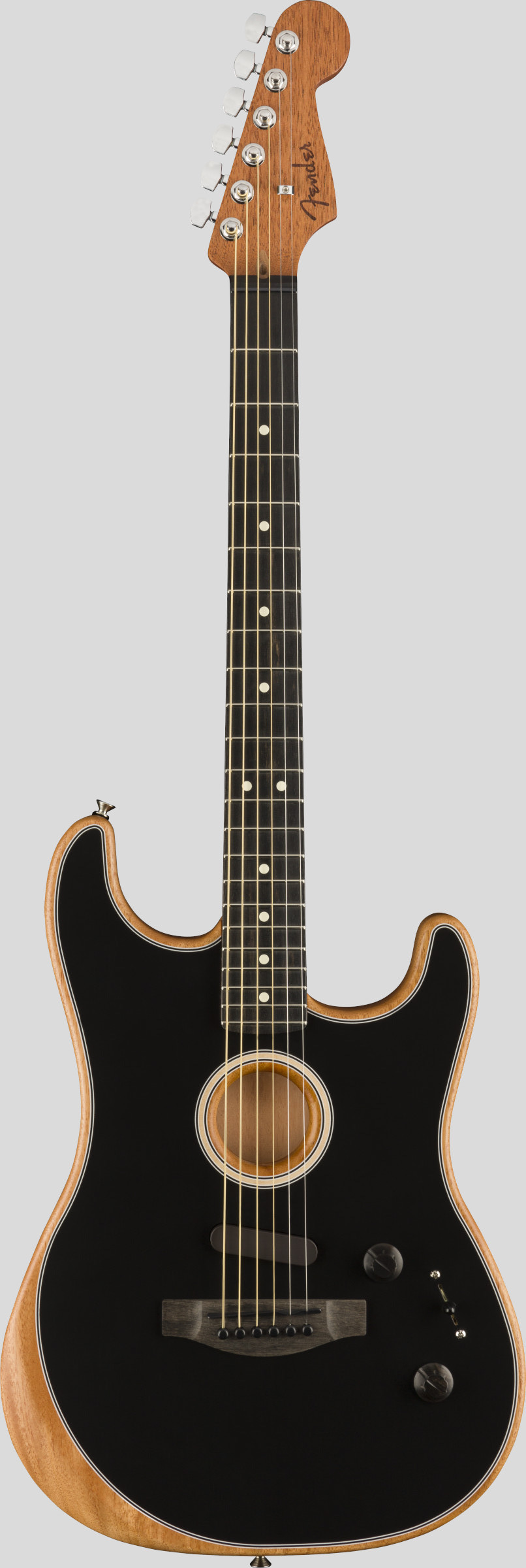 Fender American Acoustasonic Stratocaster Black 1