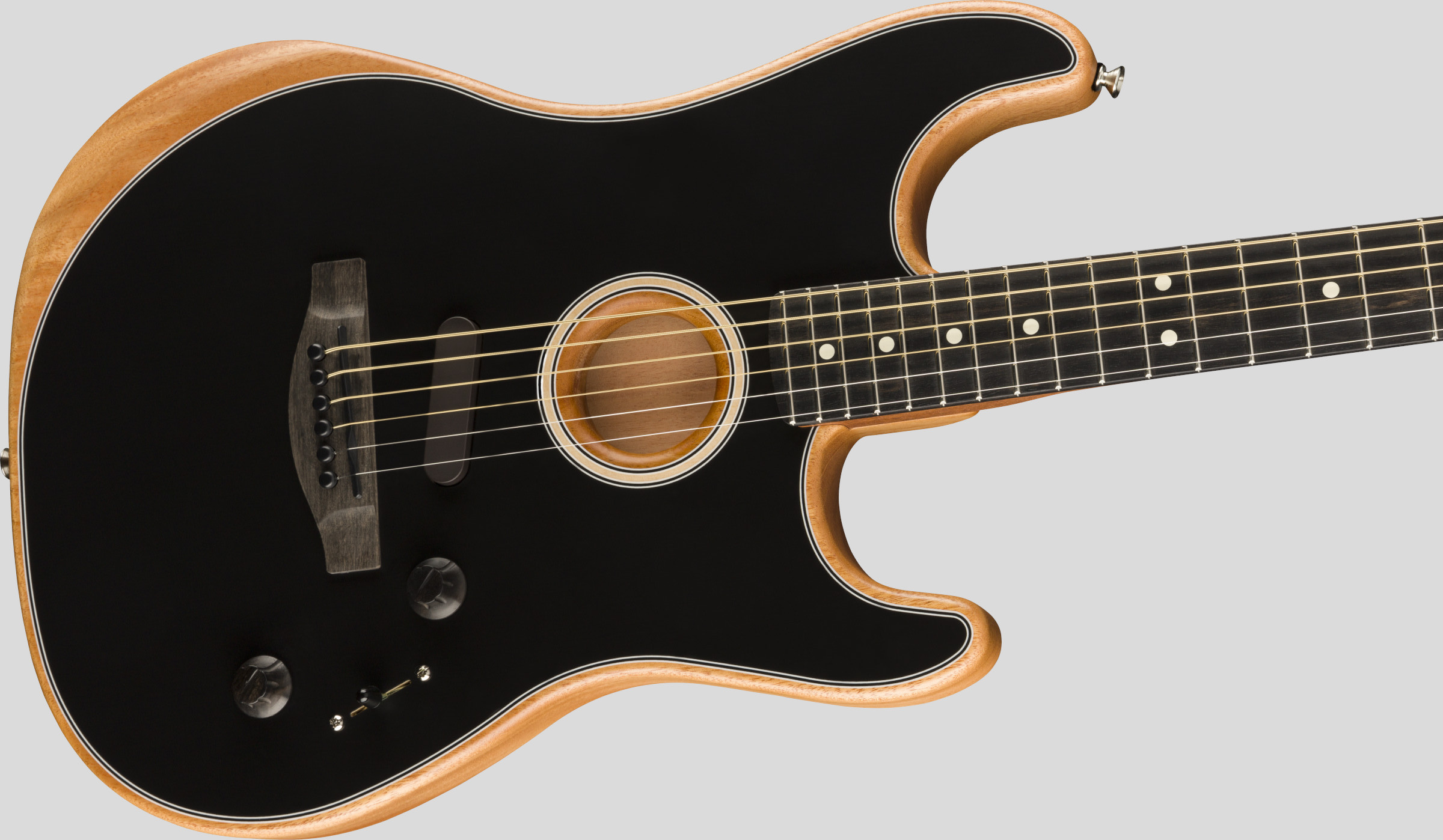 Fender American Acoustasonic Stratocaster Black 3