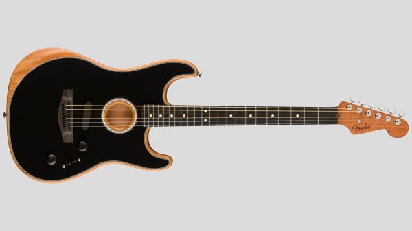 Fender American Acoustasonic Stratocaster Black 0972023206 inclusa custodia