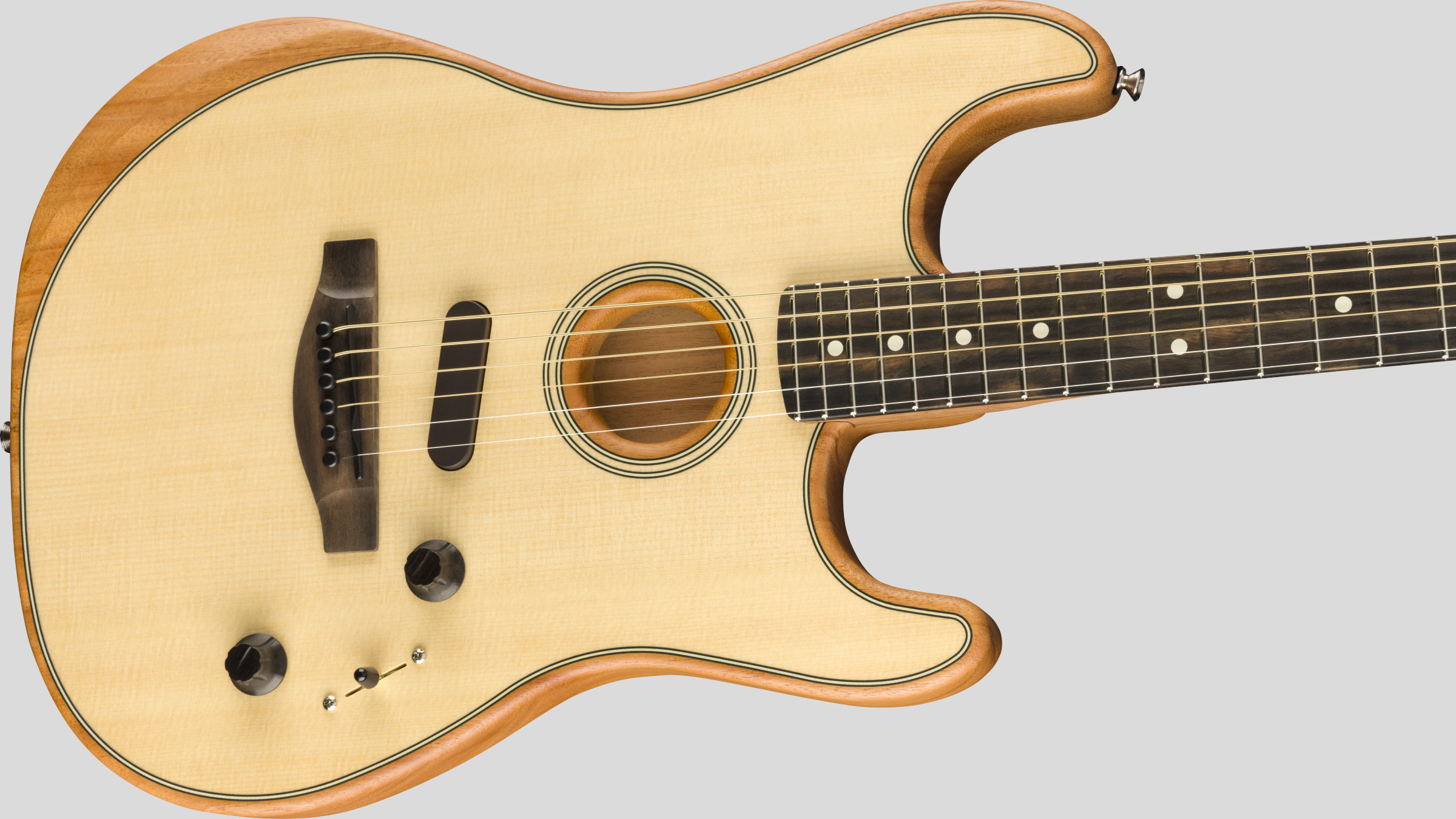Fender American Acoustasonic Stratocaster Natural 3