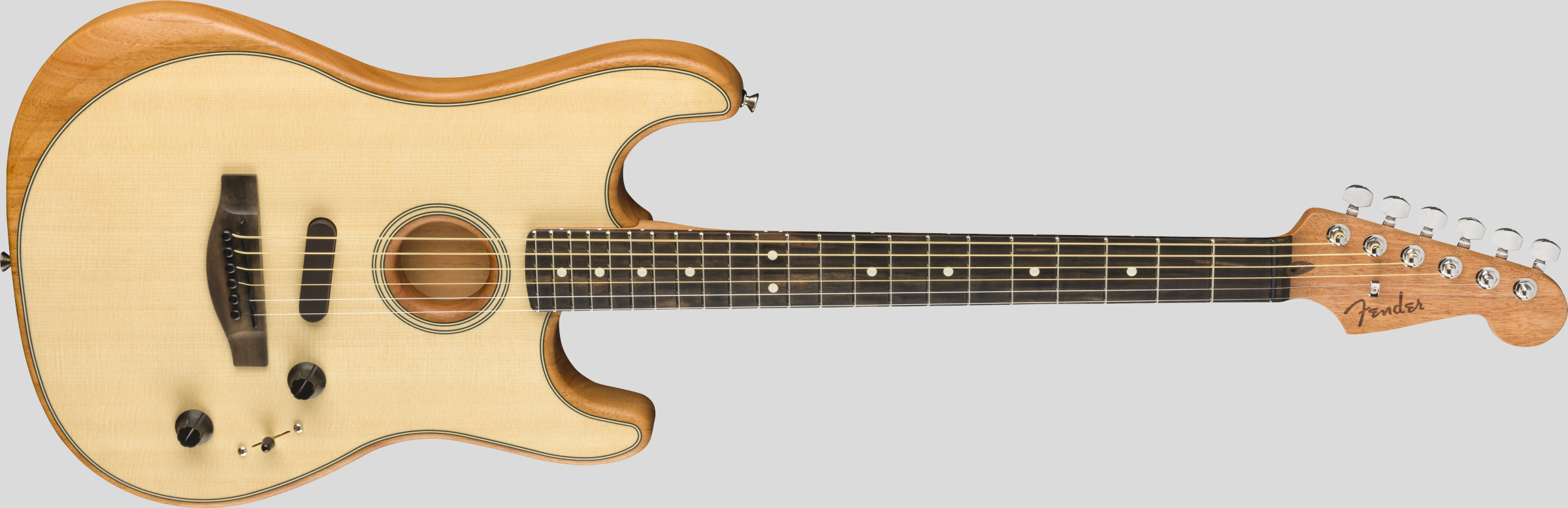 Fender American Acoustasonic Stratocaster Natural 4