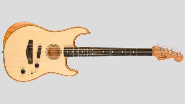 Fender American Acoustasonic Stratocaster Natural 0972023221 inclusa custodia