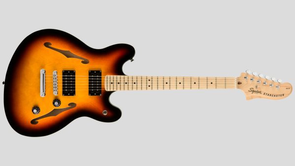 Squier by Fender Affinity Starcaster 3-Color Sunburst 0370590500 custodia Fender in omaggio