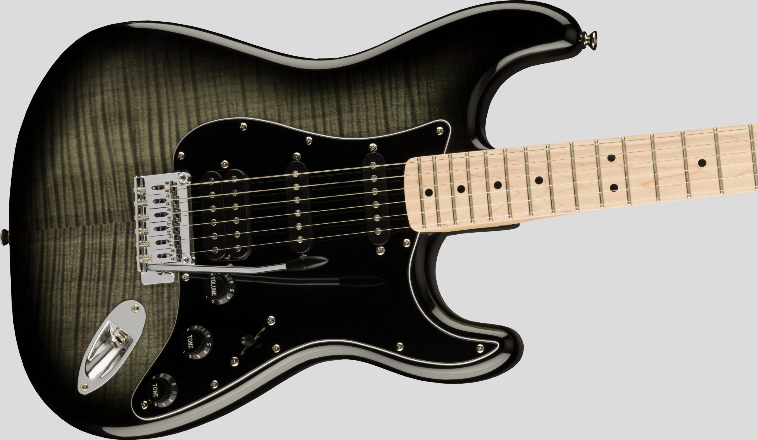 Squier by Fender Affinity Stratocaster FMT HSS Black Burst 3
