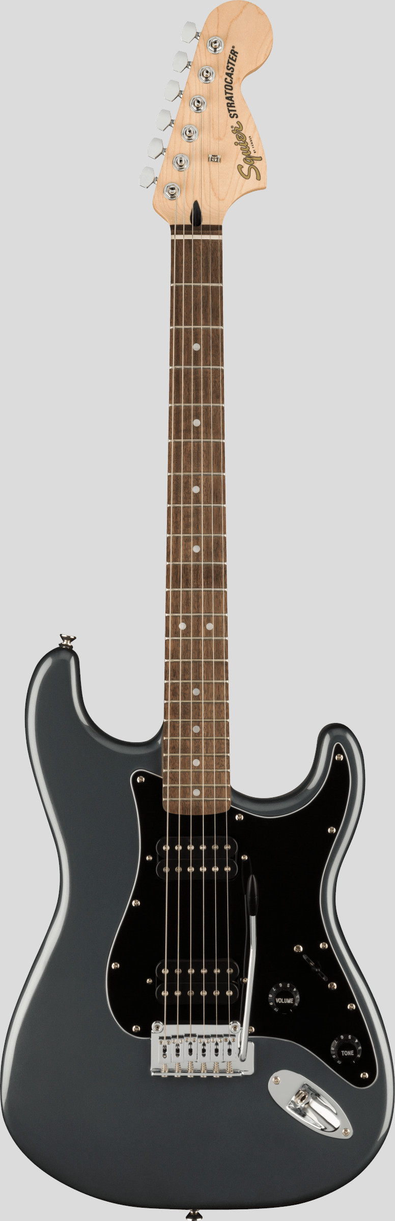 Squier by Fender Affinity Stratocaster HH Charcoal Frost Metallic 1
