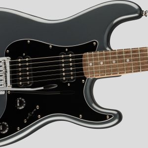 Squier by Fender Affinity Stratocaster HH Charcoal Frost Metallic 3