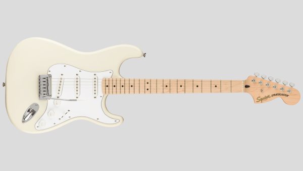 Squier by Fender Affinity Stratocaster Olympic White 0378002505 custodia Fender in omaggio