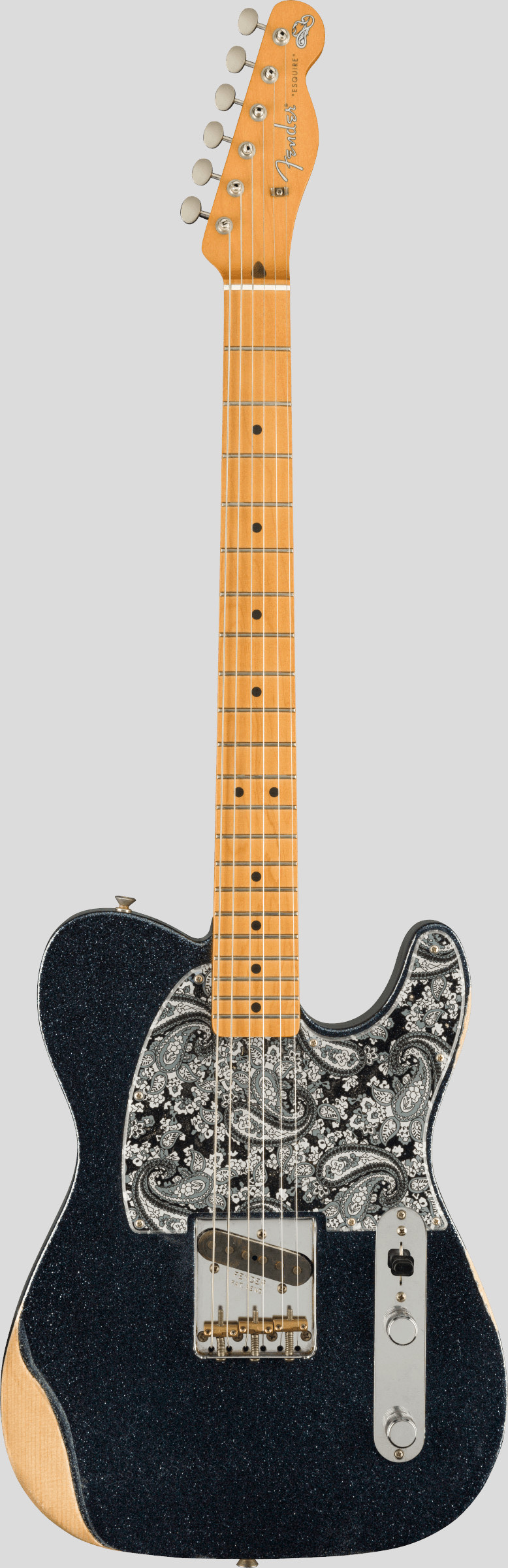 Fender Brad Paisley Road Worn Esquire Black Sparkle 1