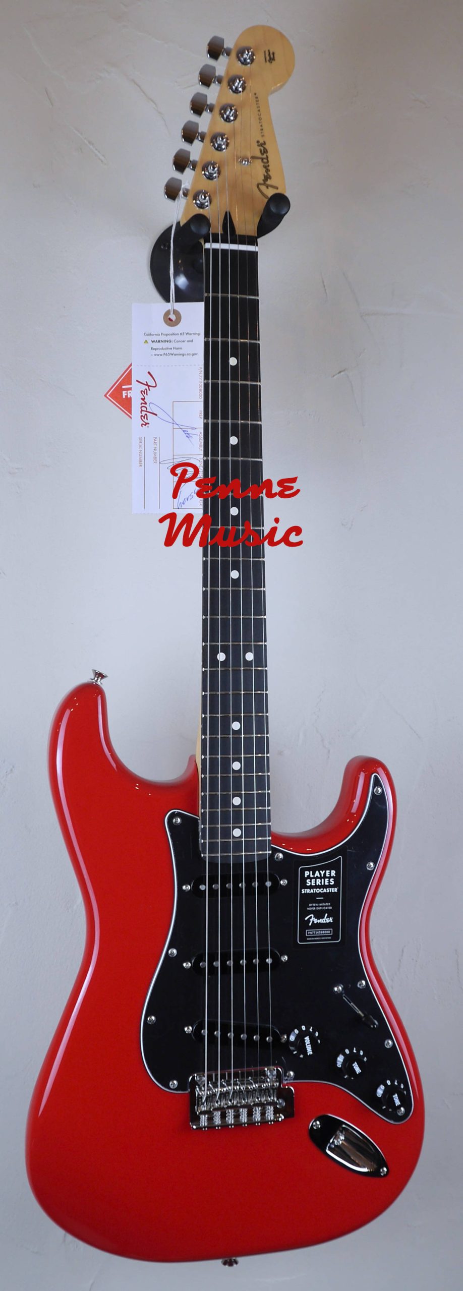 Fender Limited Edition Player Stratocaster Ferrari Red with Ebony Fingerboard 1