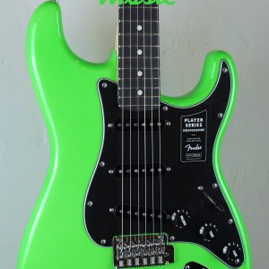 Fender Limited Edition Player Stratocaster Neon Green with Ebony Fingerboard 3