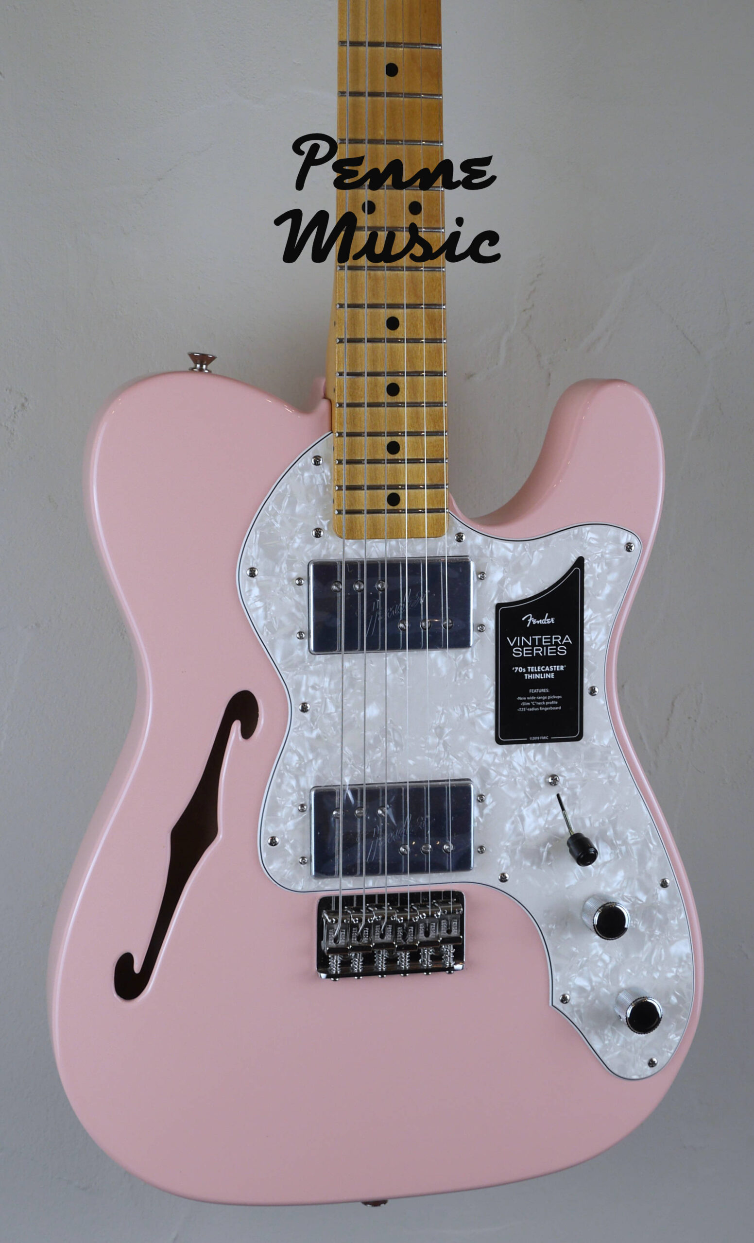 Fender Limited Edition Vintera 70 Telecaster Thinline Shell Pink 3