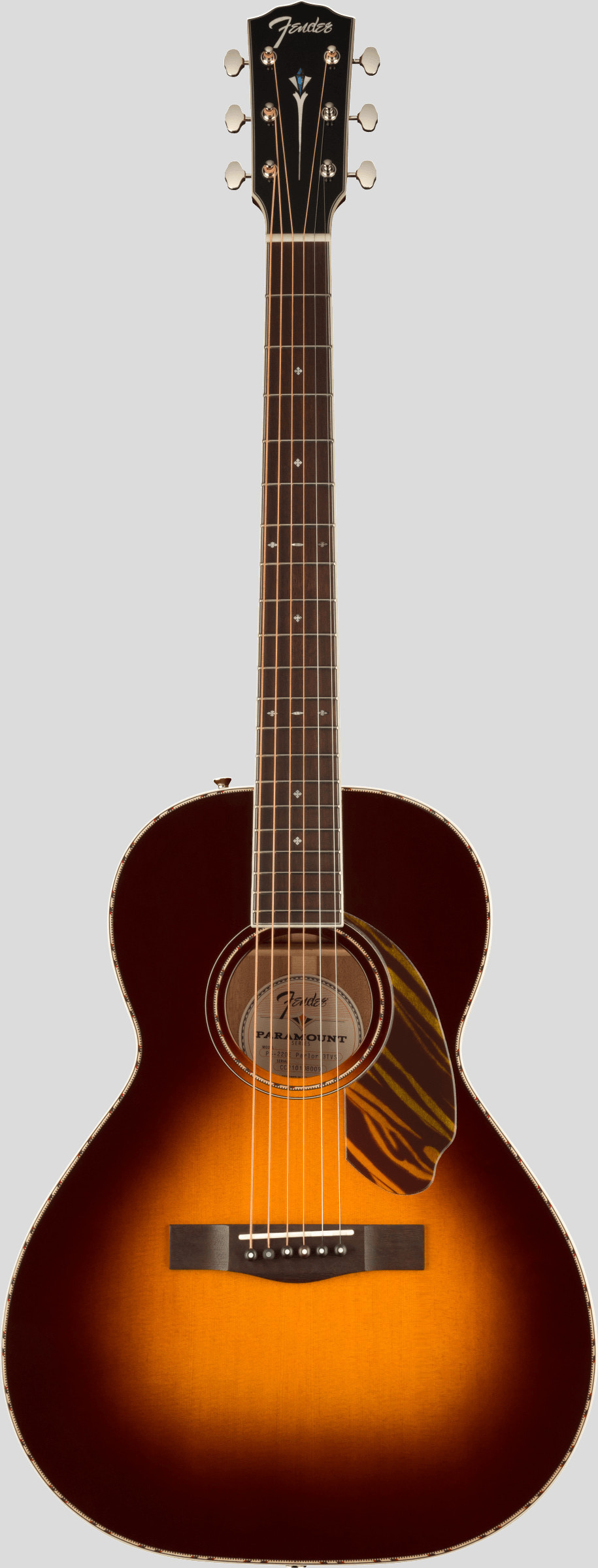 Fender PS-220E Parlor 3-Color Vintage Sunburst 1