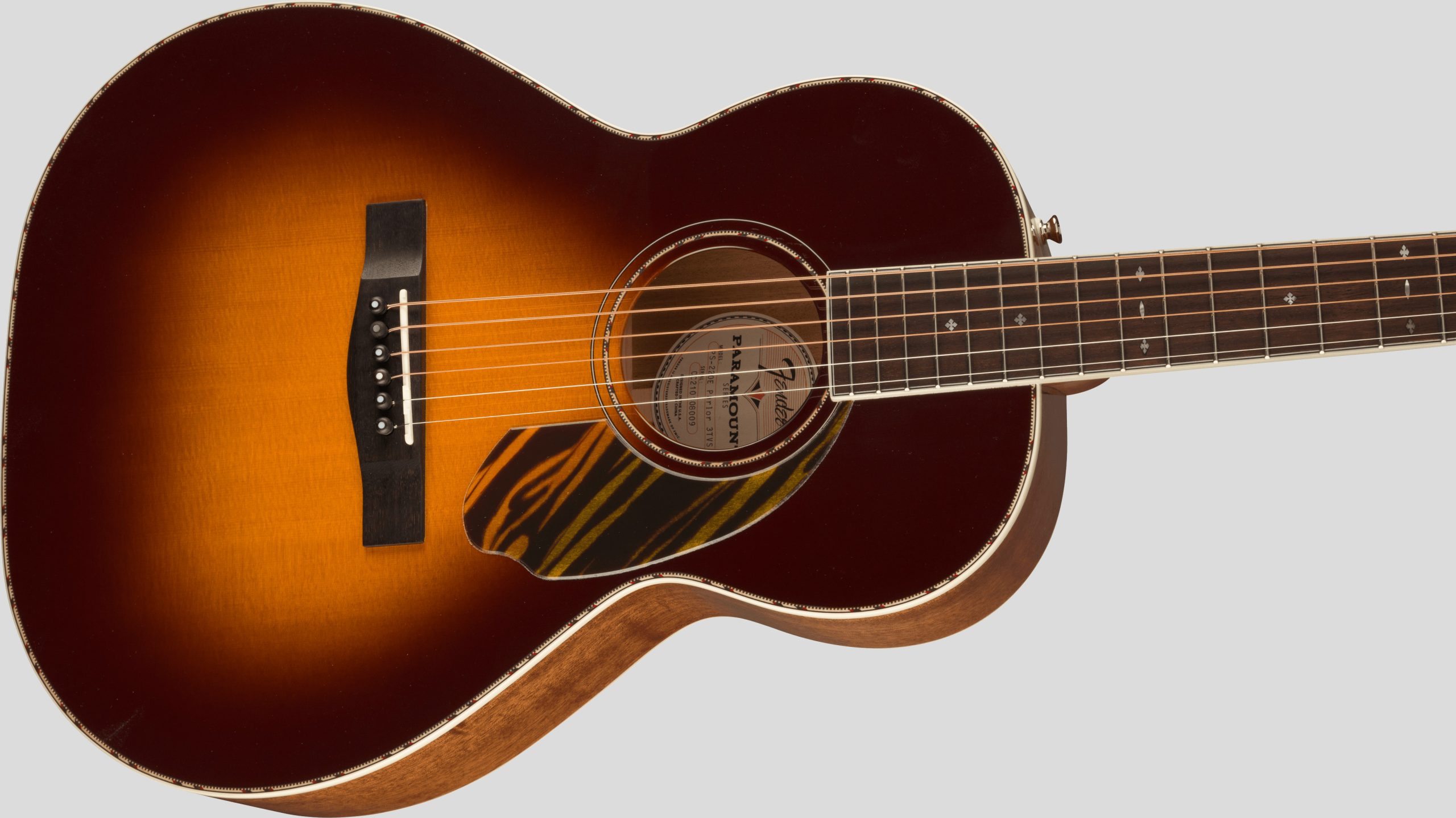Fender PS-220E Parlor 3-Color Vintage Sunburst 3