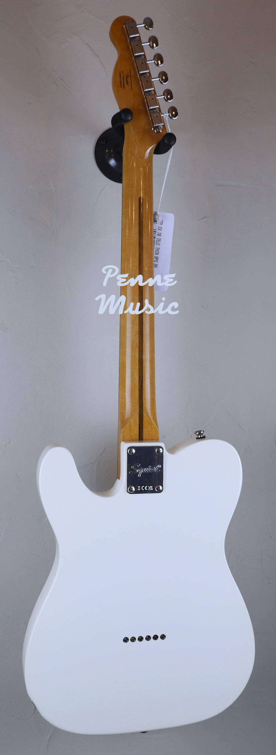 Squier by Fender Limited Edition Classic Vibe 70 Telecaster Thinline Olympic White 2