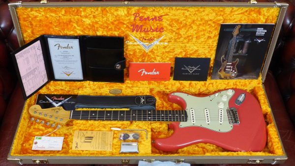 Fender Custom Shop Limited Edition 62/63 Strato Aged Fiesta Red J.Relic 9231012528 Made in Usa