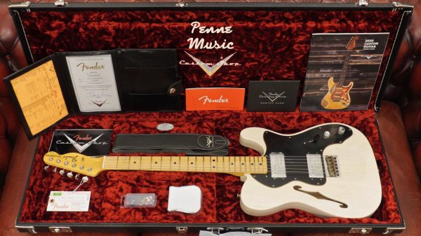 Fender Custom Shop Limited Edition 1972 Tele Thinline White Blonde Journeyman Relic 9235001190