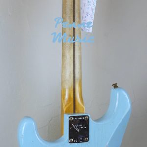Fender Custom Shop Time Machine 57 Stratocaster Faded Aged Daphne Blue Relic 3