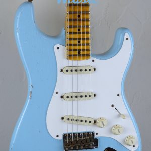 Fender Custom Shop Time Machine 1957 Stratocaster Faded Aged Daphne Blue Relic 4