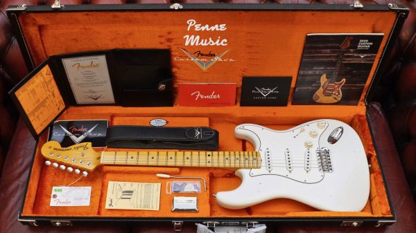 Fender Custom Shop Time Machine 1970 Strato Aged Olympic White Journeyman Relic 9235001144