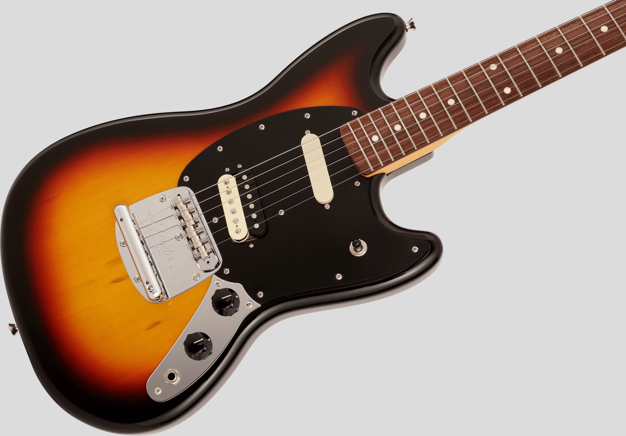 Fender Limited Edition Traditional Mustang Reverse Head 3-Color Sunburst 3