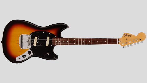 Fender Limited Ed Traditional Mustang Reverse Head 3-Color Sunburst 5500900300 inclusa custodia