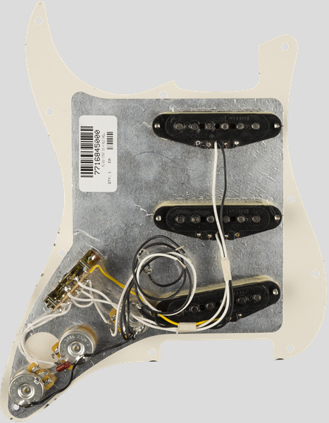 Fender Pre-Wired Hot Noiseless Stratocaster Pickup Set Pickguard Tortoise Shell 6