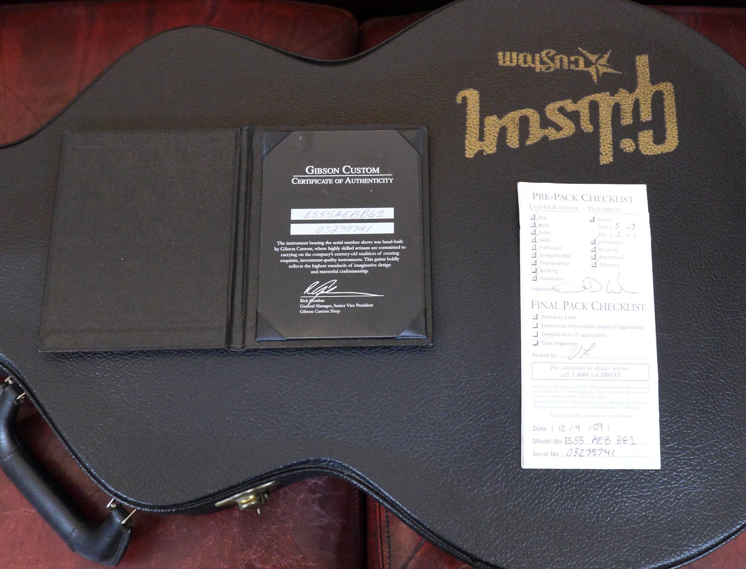Gibson Custom Shop Limited Edition ES-355 with Bigsby 2009 Antique Ebony 6