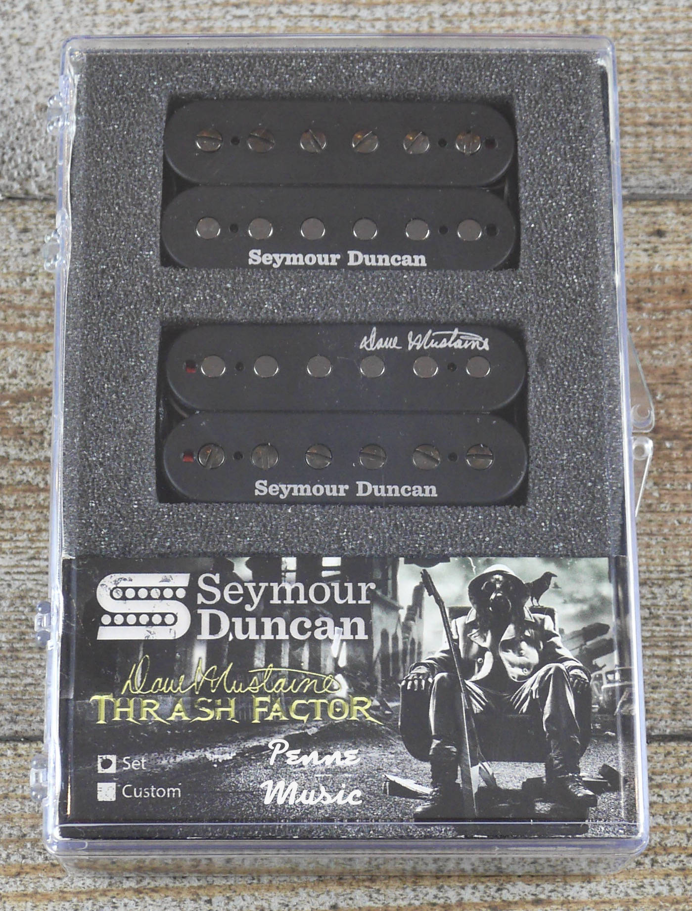 Seymour Duncan Dave Mustaine Thrash Factor Humbucker Set Matte Black 1
