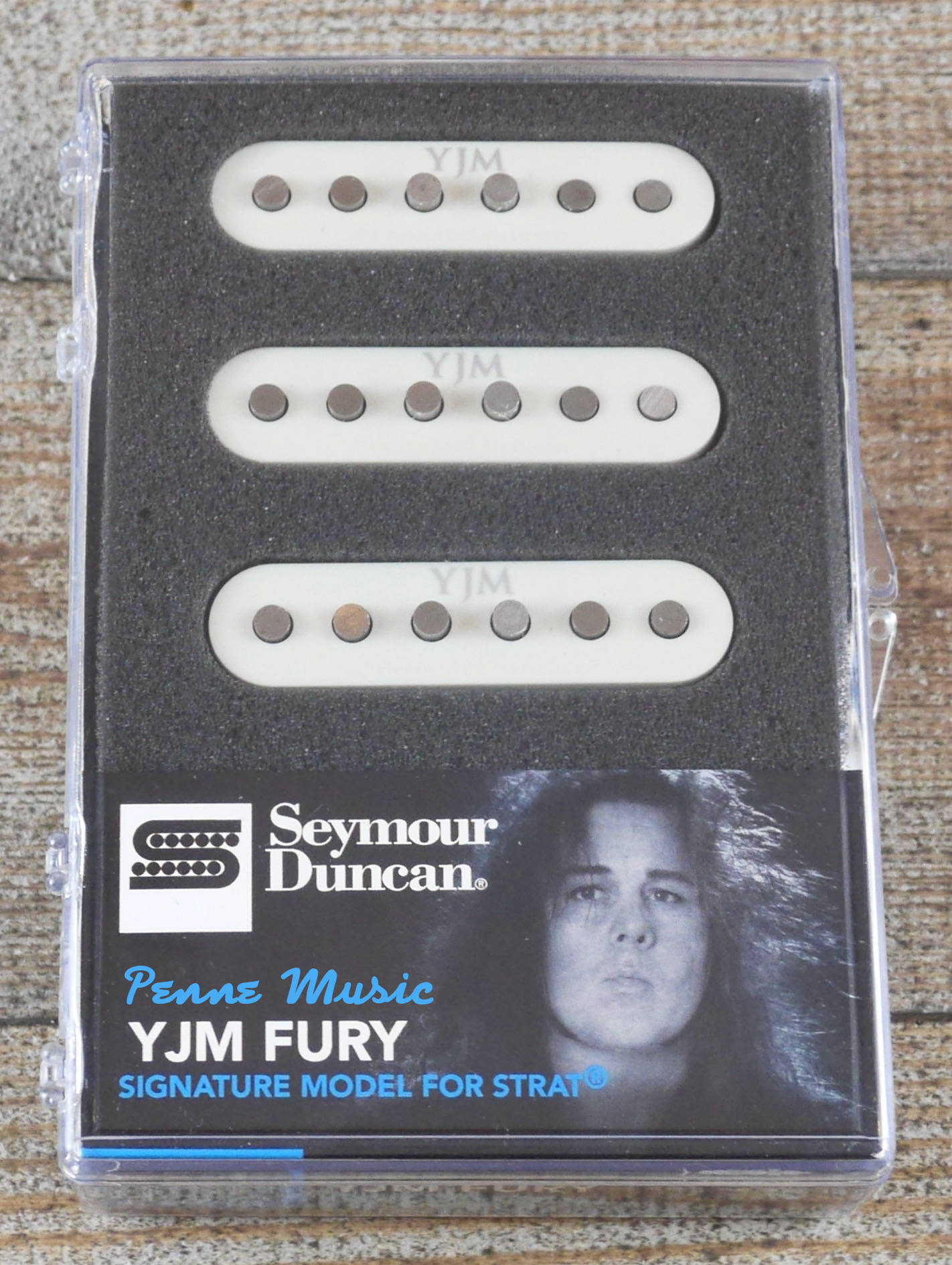 Seymour Duncan Yngwie Malmsteen YJM Fury Stratocaster Set Off White 1