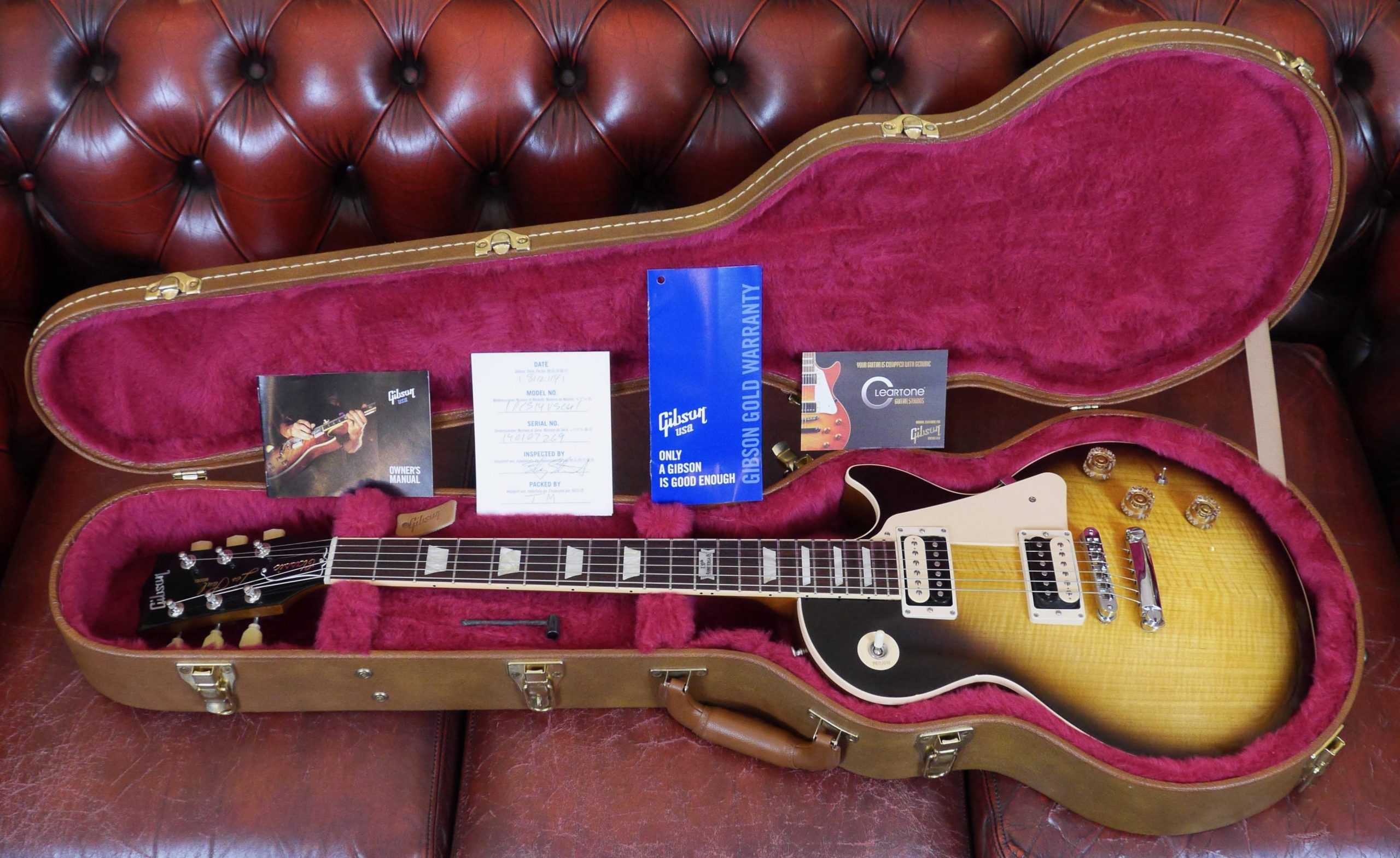 Gibson 120th Anniversary Les Paul Classic 12/08/2014 Vintage Sunburst 1
