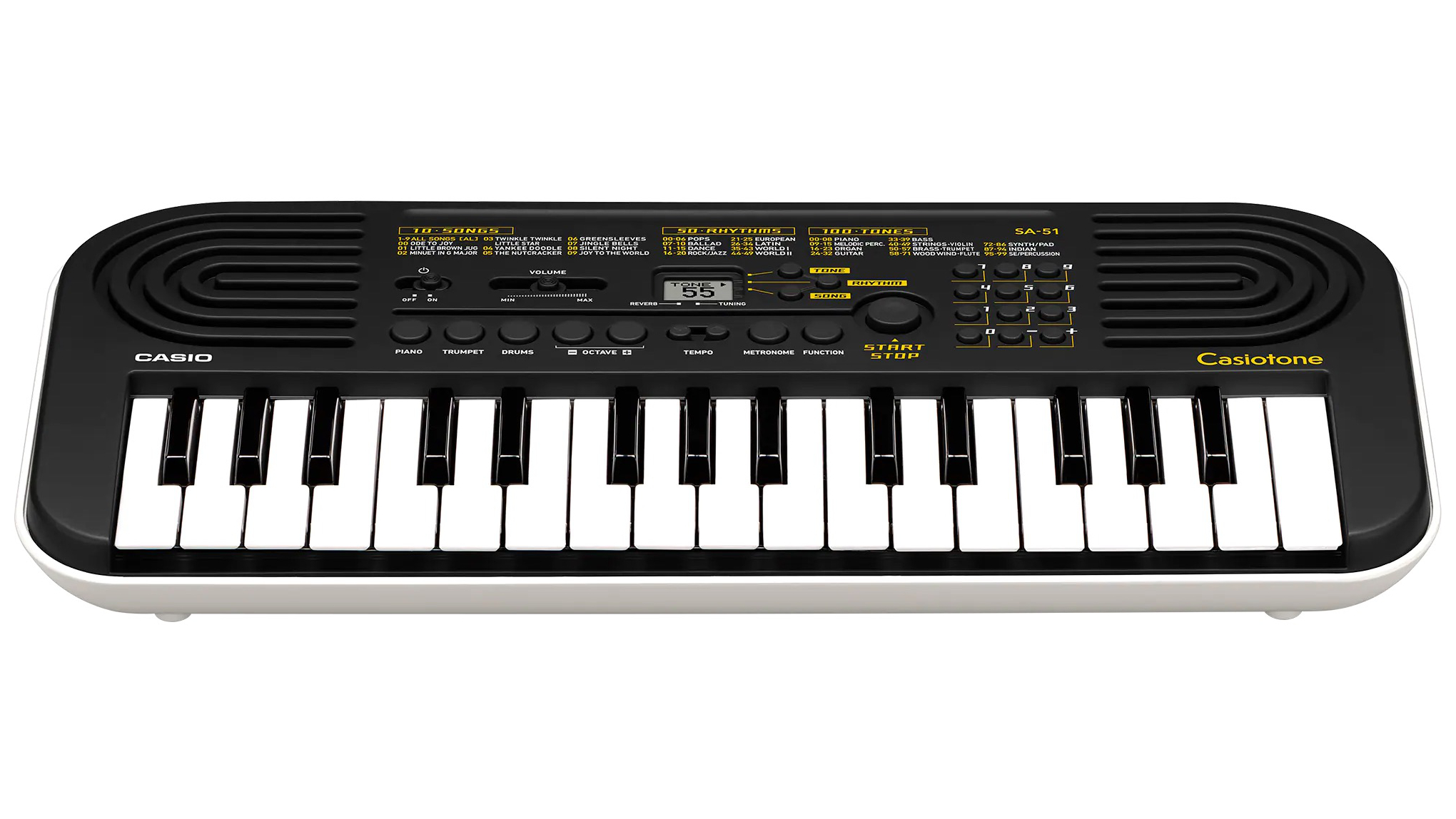 Casio SA-51 Mini Tastiera 32 tasti, 100Casio SA-51 Mini Tastiera 32 tasti, 100  