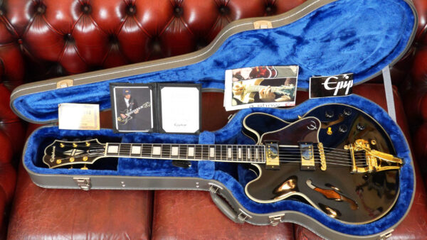 Epiphone by Gibson Limited Edition Joe Bonamassa ES-355 Standard Outfit 2018 Ebony ETJ3EBGB3