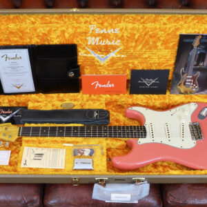 Fender Custom Shop Limited Edition 1959 Stratocaster Super Faded Aged Fiesta Red J.Relic 1