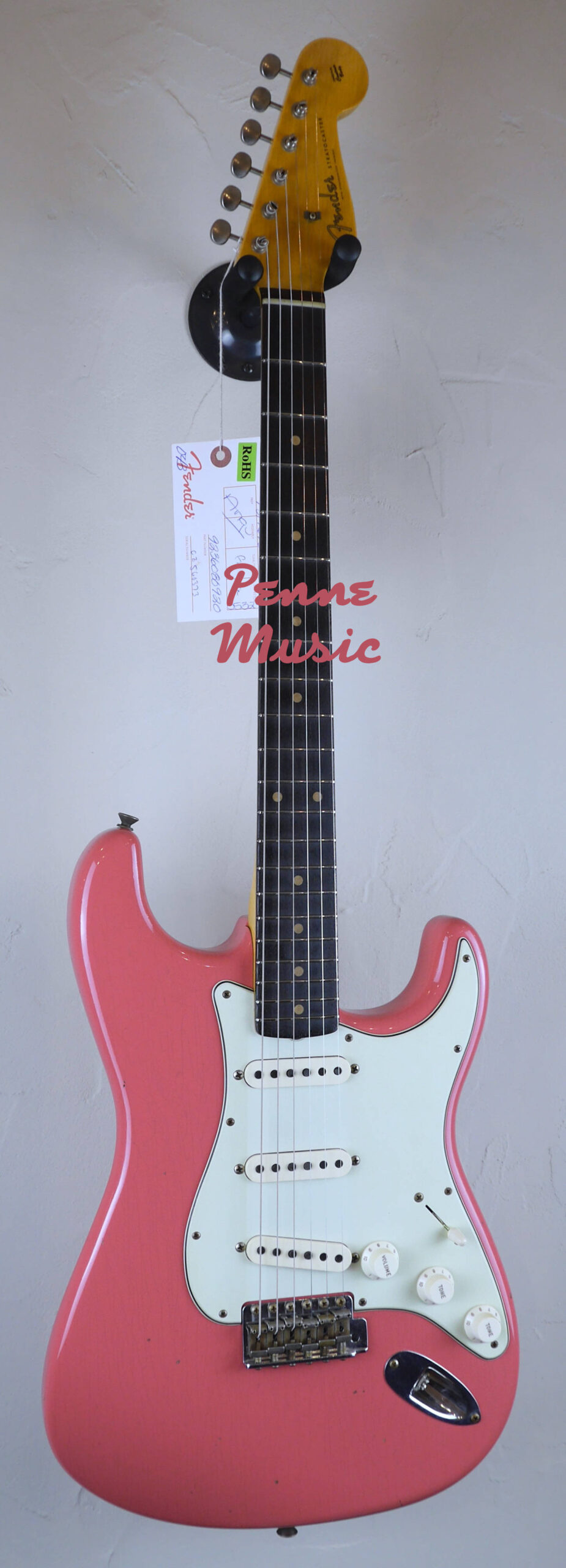 Fender Custom Shop Limited Edition 1959 Stratocaster Super Faded Aged Fiesta Red J.Relic 2