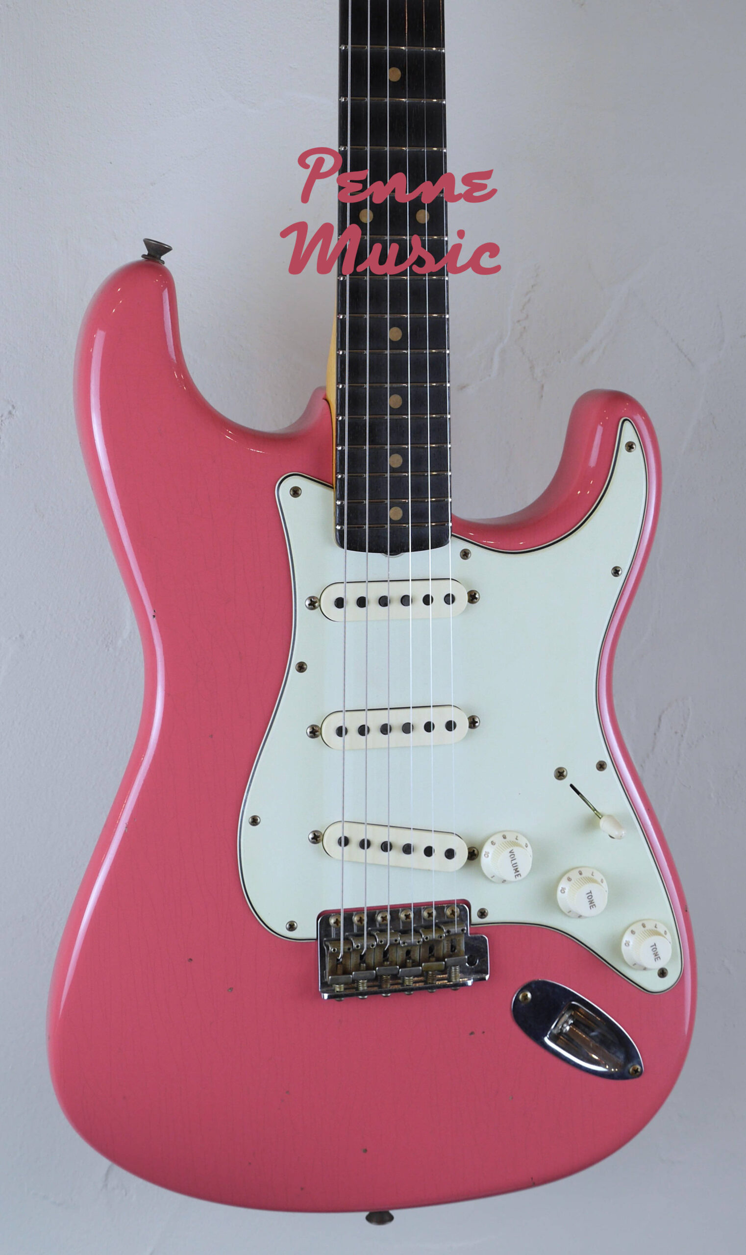 Fender Custom Shop Limited Edition 1959 Stratocaster Super Faded Aged Fiesta Red J.Relic 4