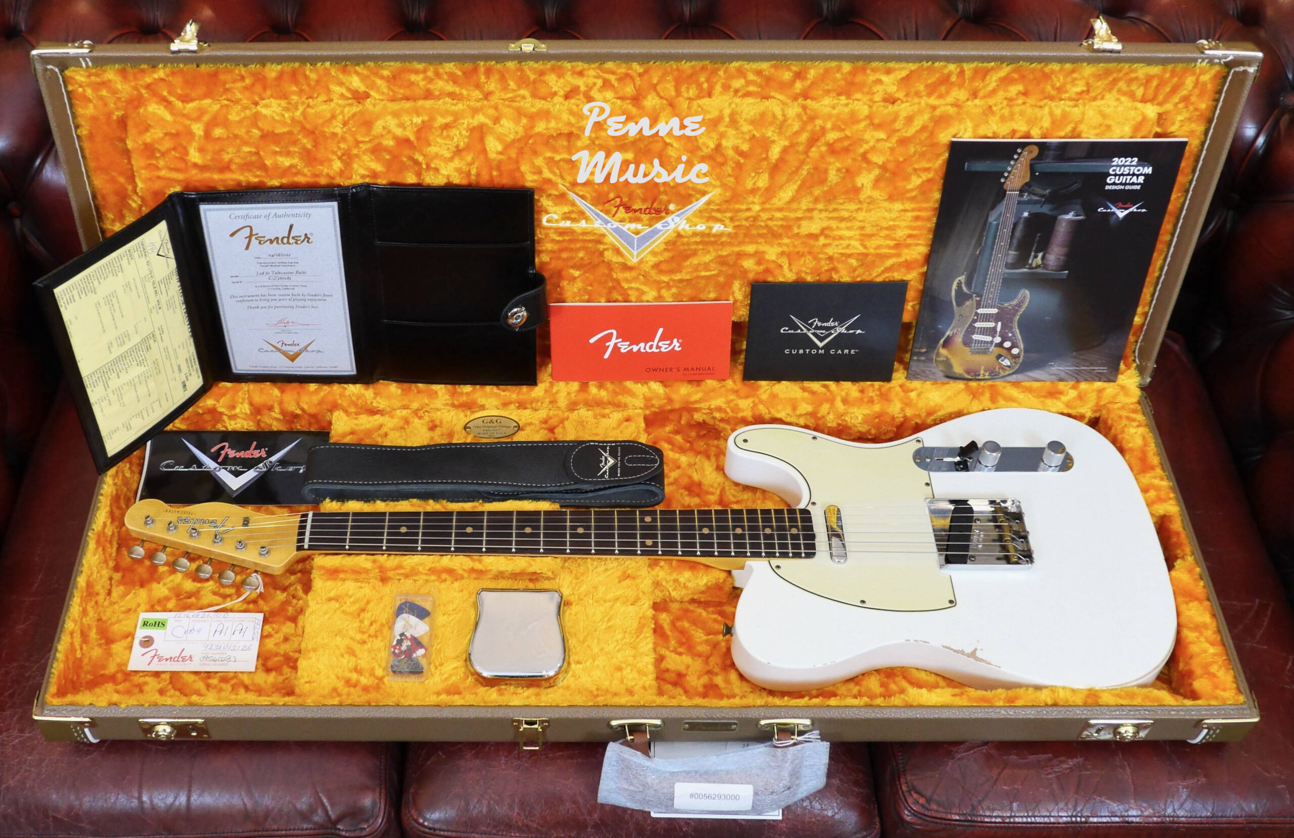 Fender Custom Shop Limited Edition 1961 Telecaster Aged Olympic White Relic 1