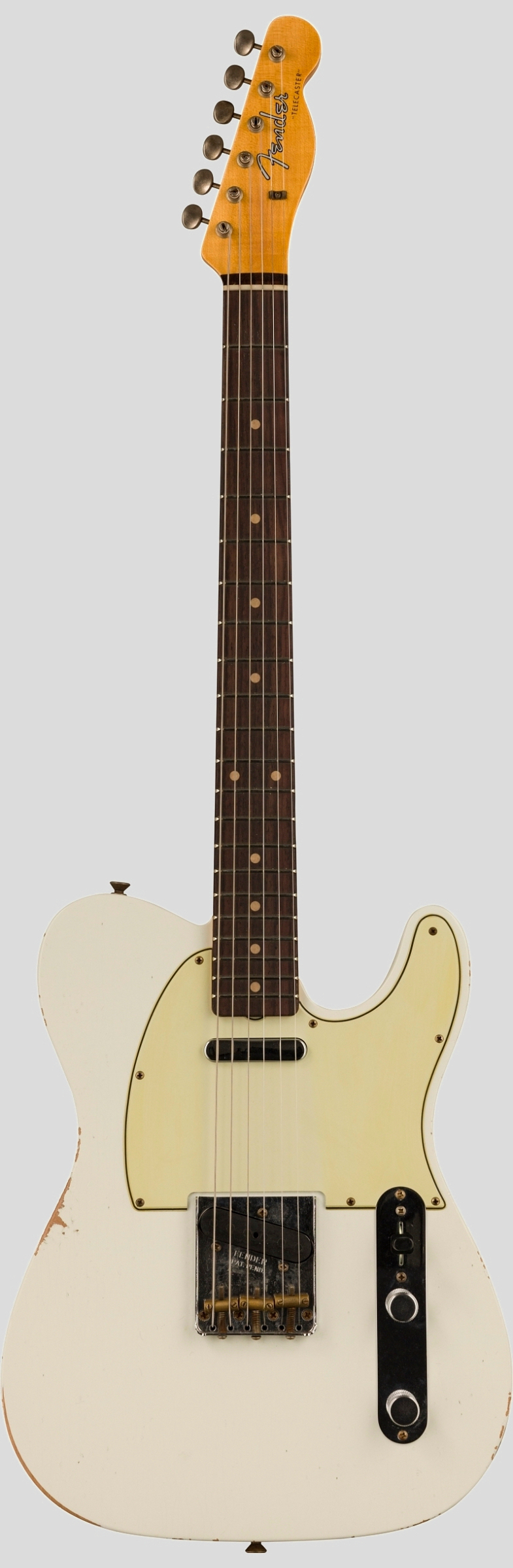 Fender Custom Shop Limited Edition 61 Telecaster Aged Olympic White Relic 1
